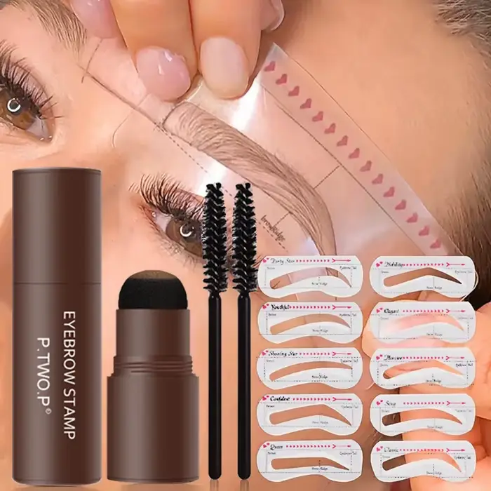 Tampon de maquillage en poudre pour définisseur de sourcils