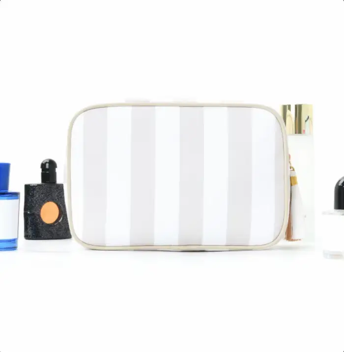 Trousse de maquillage personnalisée avec nom brodé, trousse de toilette monogramée, trousse de range
