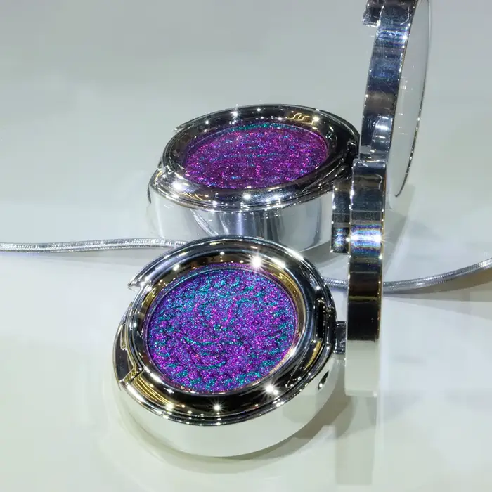Fard à barrage Duochrome brillant pour les yeux, longue durée, haute qualité, paillettes, maquillage