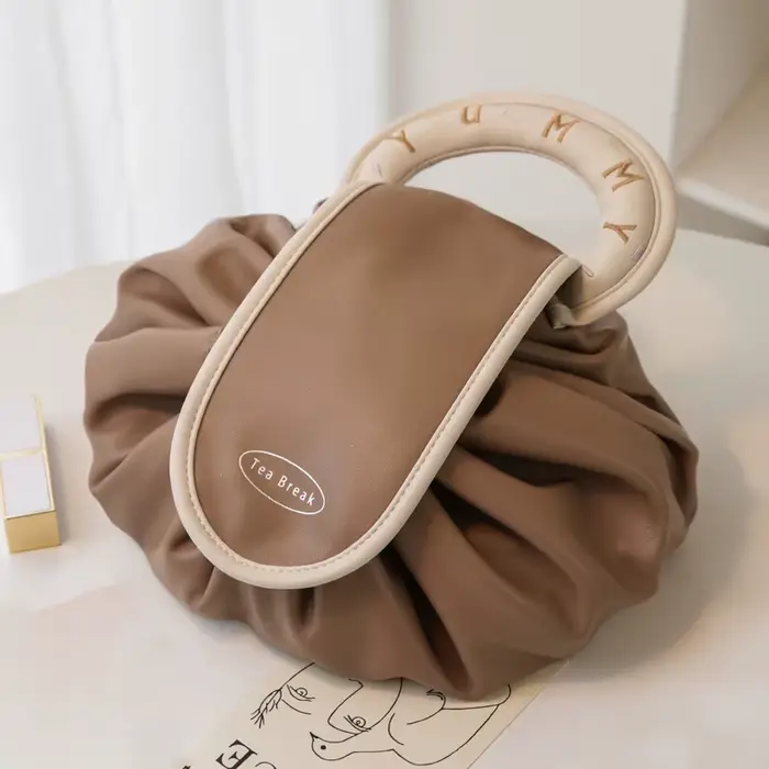 Sac de rangement étanche pour cosmétiques paresseux, outils de maquillage, pinceaux de maquillage, t