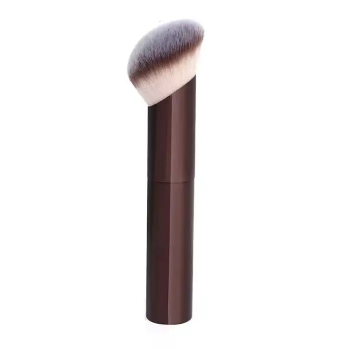 Pinceaux de maquillage double tête pour fond de teint, poudre, anticernes, fard à joues, bronzer – O
