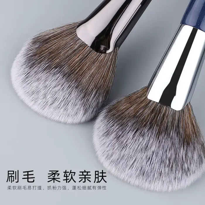 Pinceaux de maquillage en poudre en éventail