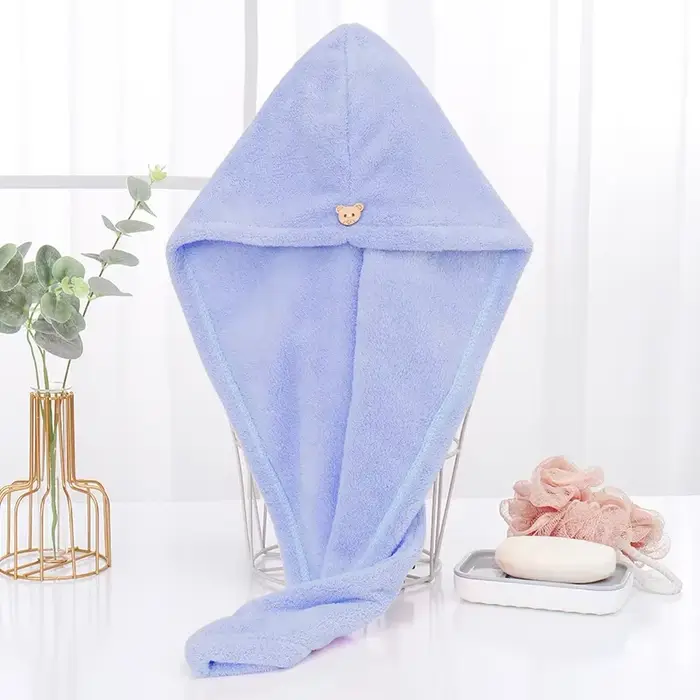 Serviette magique en microfibre pour cheveux, sèche-linge à séchage rapide, pour femmes, Absorption 
