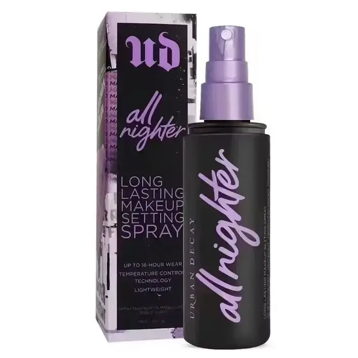 Spray fixateur de maquillage qui forme rapidement un film, maquillage longue tenue, contrôle du sébu