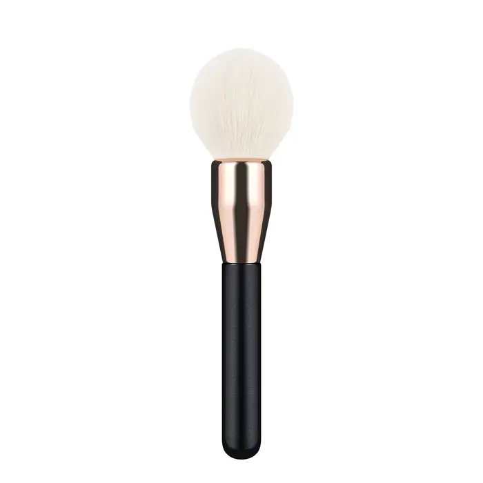 Pinceau à poudre avec logo personnalisé, poils doux et denses, pinceau à blush, outil de maquillage 