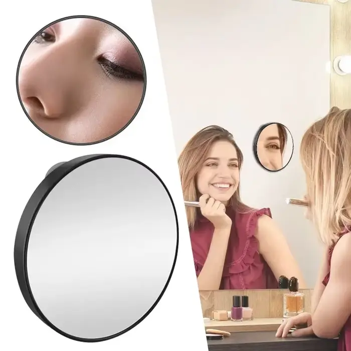 Miroir grossissant 5X/10X/15X avec ventouse
