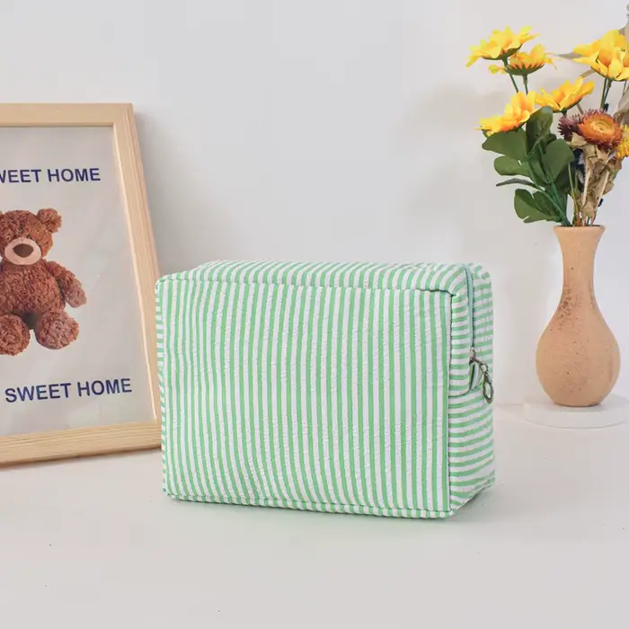 Pochette cosmétique personnalisée, trousse de toilette monogrammée, cadeau de mariage, cadeau pour d