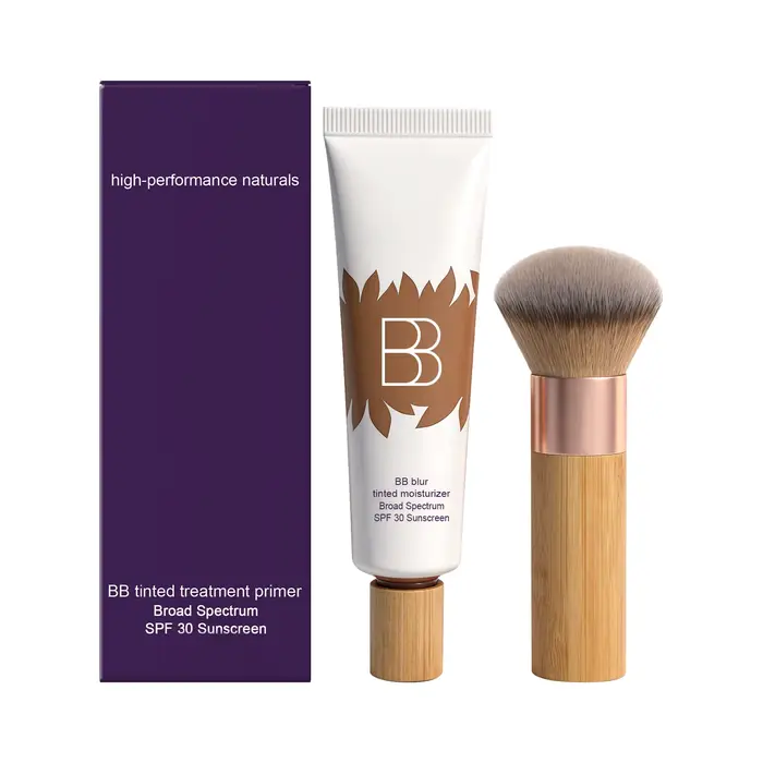 Kit Crème BB Écran Solaire Protection Efficace Contre le Soleil Contrôle du Sébum Couvre les Imperfe