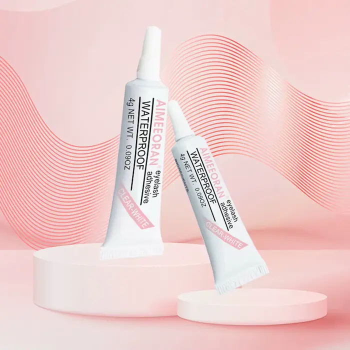 Colle professionnelle pour faux-cils, 4g, imperméable, hypoallergénique, forte tenue, Gel pour exten