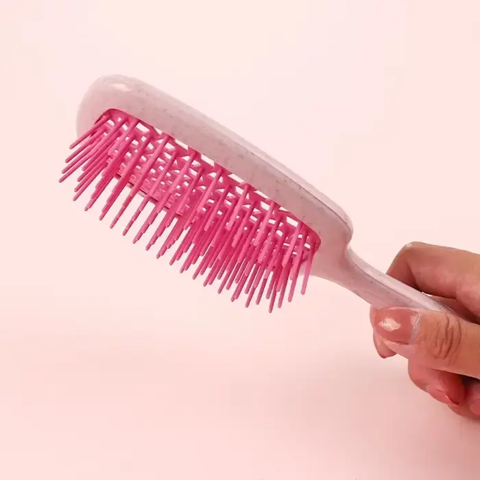 Peigne à coussin d'air creux antistatique sec et humide, double usage, cheveux moelleux, Massage de 