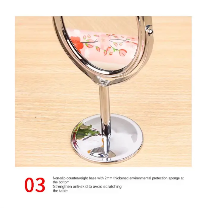 360 ° Miroir de vanité rotatif Double face