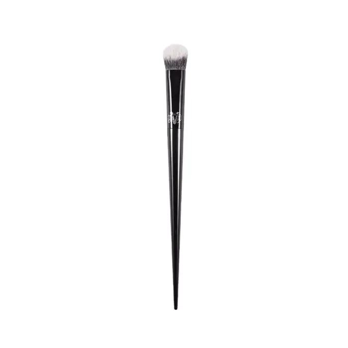 Kat Von d-pinceau de maquillage 35 pinceau anti-cernes cheveux en fibres douces élégant manche noir
