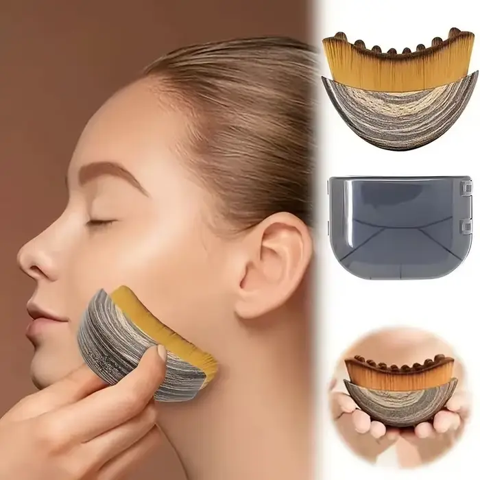 Brosse faciale sèche Portable