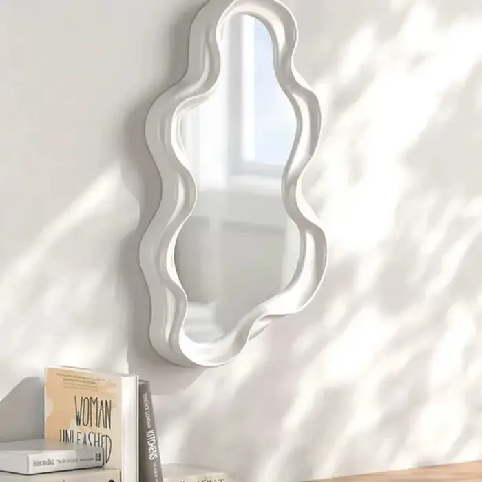 Miroir de maquillage imperméable irrégulier
