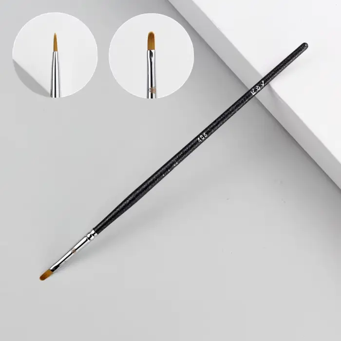 1pc précision Eyeliner biseauté correcteur pinceaux de maquillage conique paupière