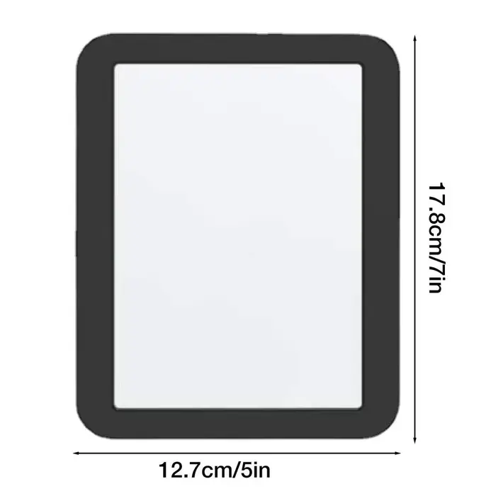 Miroir magnétique portable rectangulaire pour casier, miroir pour filles, papier peint miroir pour c