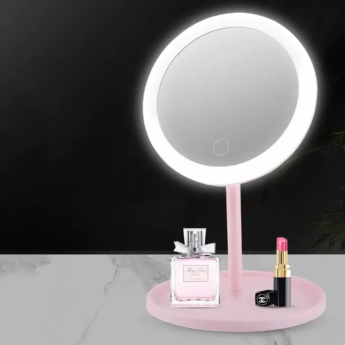 Allumez votre routine de beauté : miroir cosmétique LED avec fonctions dimmables