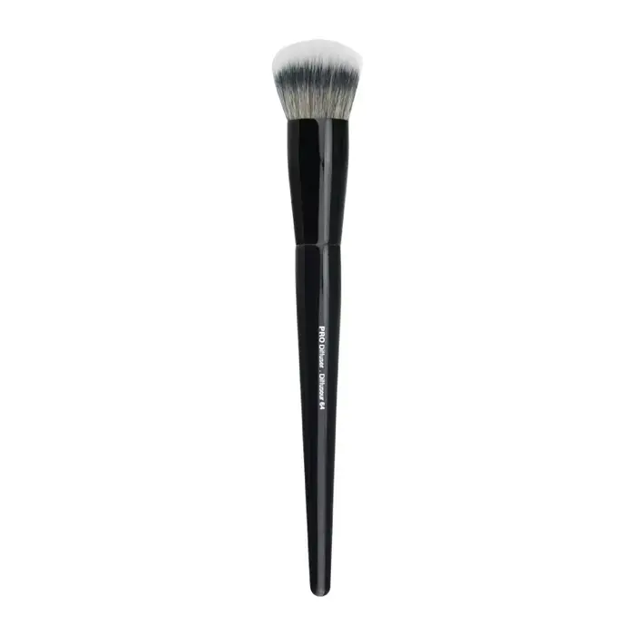 Pro diffuseur fond de teint brosse 64 noir double fibre pointillé fond de teint crème maquillage bro