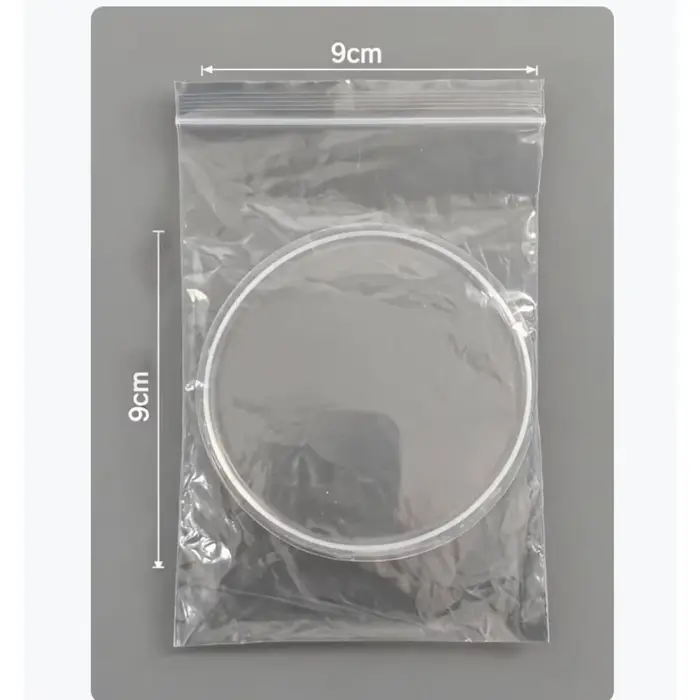 Éponge de maquillage en silicone transparente de 9 cm pour fond de teint, crème BB, applicateur de c
