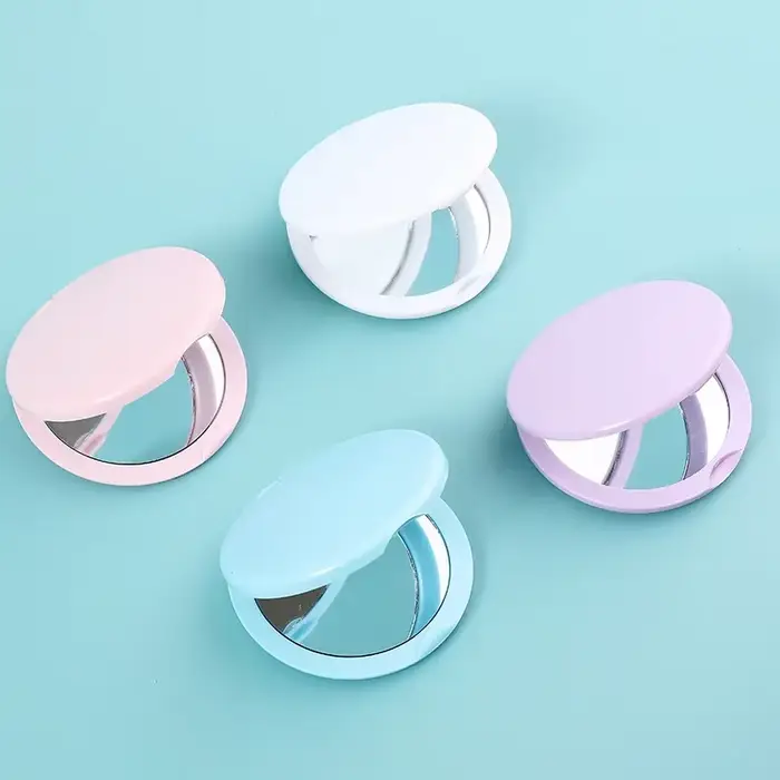 Miroir rond plié Double face