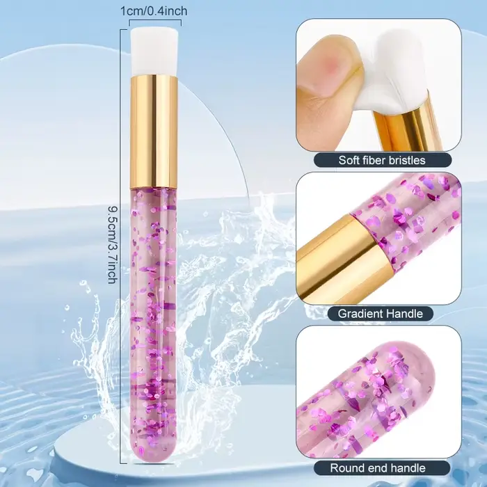 Brosse de nettoyage des cils, 2 pièces, shampoing, dissolvant de pores du nez, points noirs, brosse 