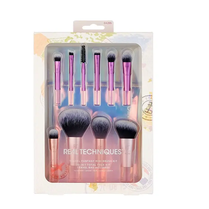 Ensemble de pinceaux de maquillage professionnels, Techniques réelles, correcteurs de fond de teint,