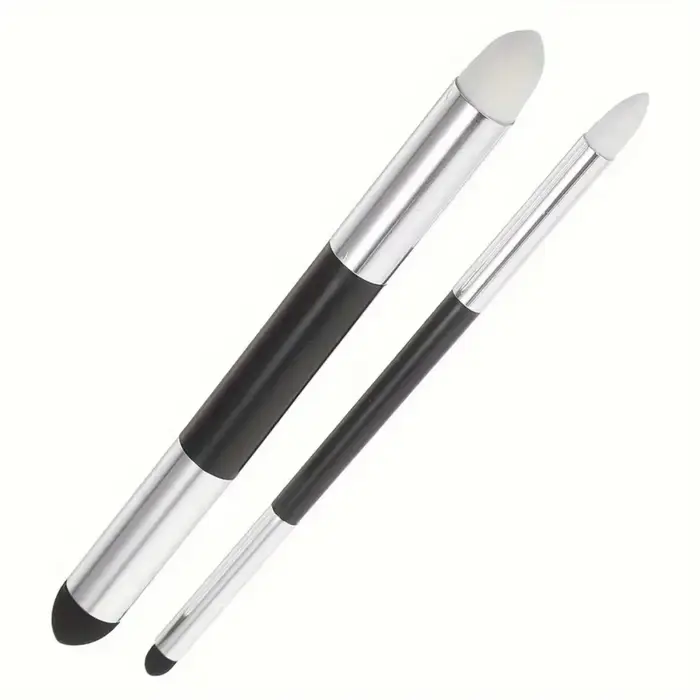 Lot de 2 éponges de mélange double face, éponges lavables pour estomper les croquis et mélanger les 