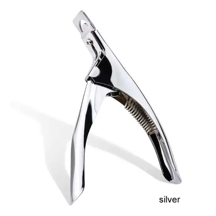 Pince à faux-ongles en acrylique, type spécial U Word Cut, outils de manucure