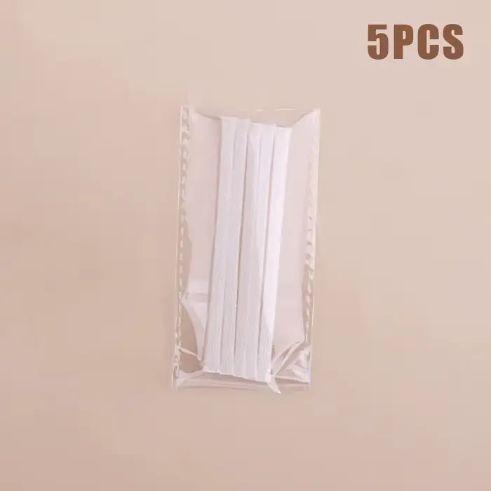 Ensemble de pinceaux de maquillage en gaze Rose, 5/10/20/50 pièces, maille de protection, Design flo