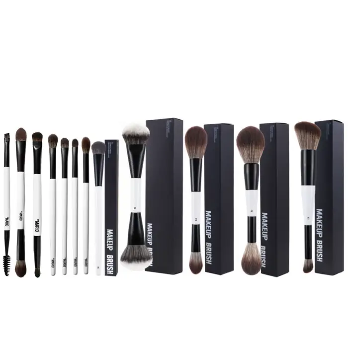 Ensemble complet de pinceaux de maquillage MBM, 12 pièces, F1 Blush Contour F2 F3 F4 F5 E3 E4 E5 E6