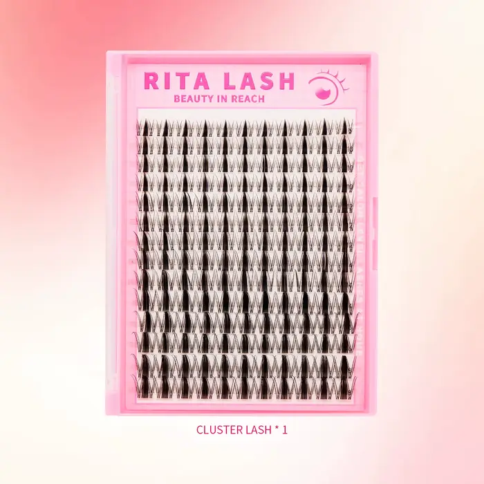RITALASH 154 pièces D Curl Cluster Kit de cils D Curl bricolage Extensions de cils longs cils indivi