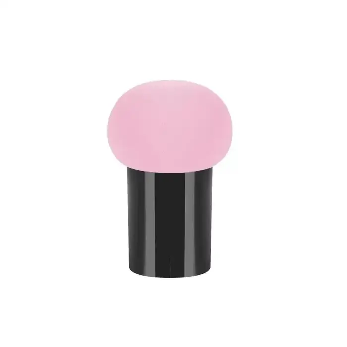 Éponge de maquillage à tête plus lente, support sec, houppette de poudre cosmétique avec étui à poig
