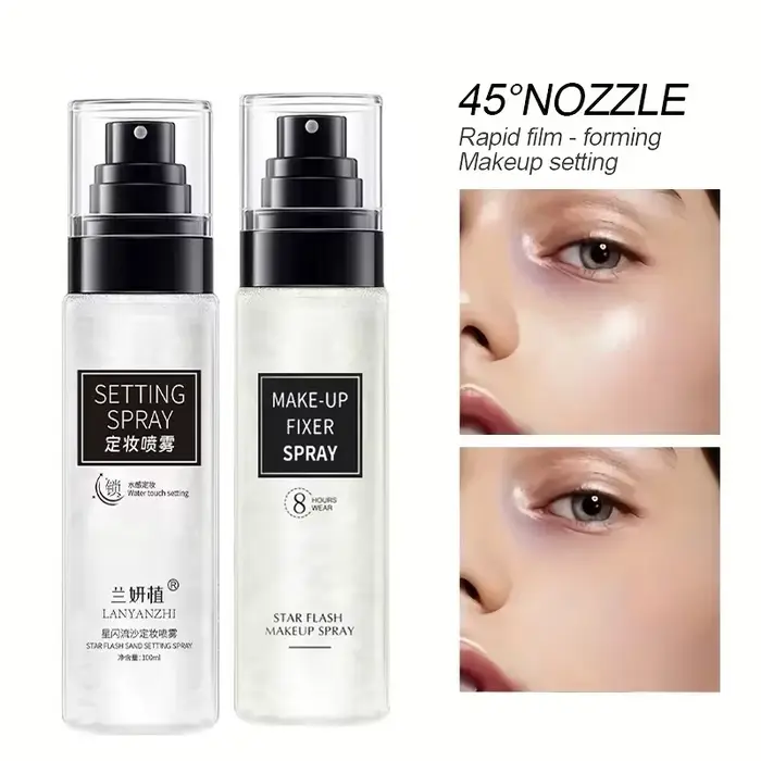 Spray fixateur de maquillage, imperméable, résistant à la sueur, longue durée, contrôle de l'huile, 