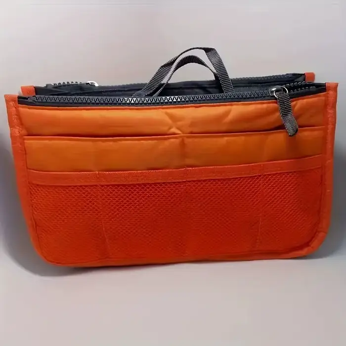 Trousse de toilette de voyage pour hommes et femmes. Tissu Oxford léger et durable avec poches zippé