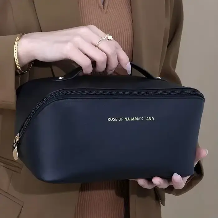 Sac de rangement pour maquillage, trousse de toilette pour femme, étui à maquillage, pochette de ran