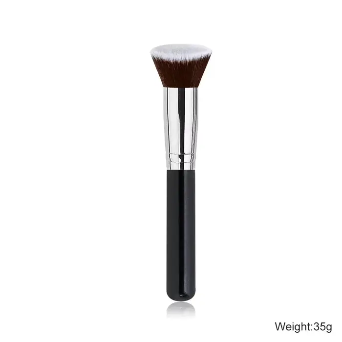 1pc pinceaux de maquillage plats Kabuki fond de teint brosse liquide crème poudre Contour mélange vi