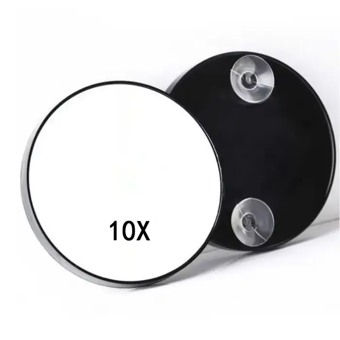 Miroir grossissant 10X/30X//40X, miroir à main avec poignée, miroir à main double face avec miroir g