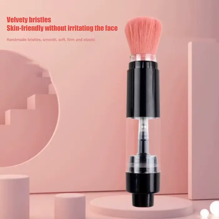 Brosse à poudre rechargeable, pinceaux à poudre cosmétique, multifonctionnel, Spray à pression, fond de teint, Blush, outils de maquillage