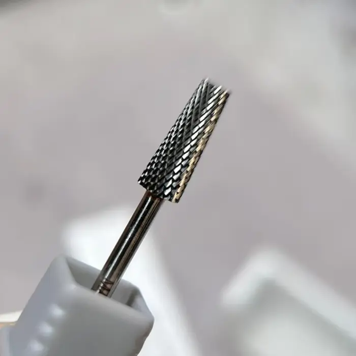 Tête de meulage en titane 3 en 1, tête de meulage d'échelle, foret à ongles en acier au tungstène