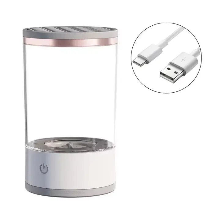 Nettoyeur de pinceaux de maquillage électrique, outil de nettoyage de pinceaux de maquillage recharg