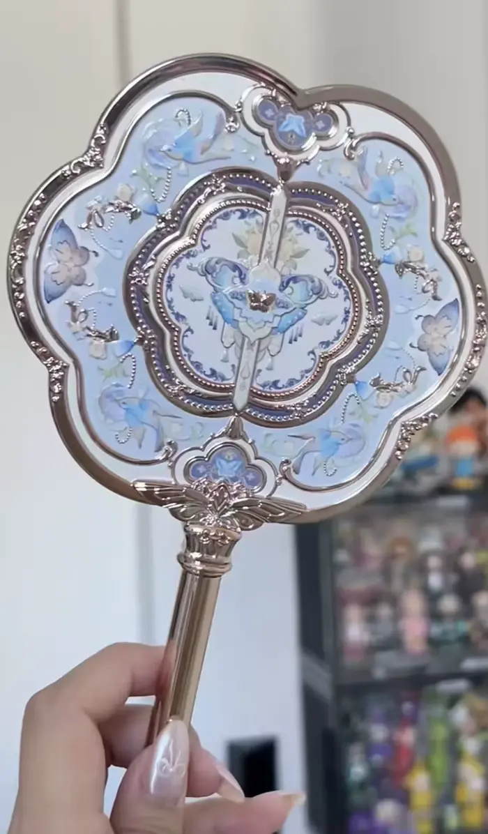 Flower Knows – miroir à main, fraise, cupidon, papillon, nuage, Collection, miroir de maquillage est