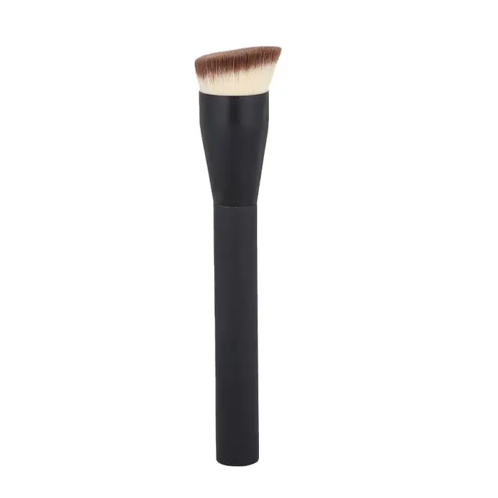 Pinceau de fond de teint Kabuki 3D/4D - Pinceau de maquillage professionnel végétalien avec design m