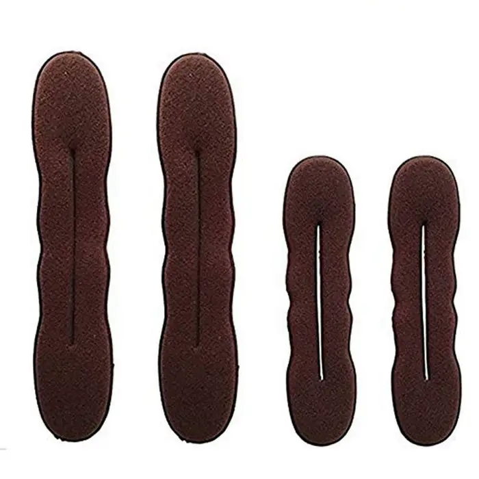 4 pièces magique beignet chignon fabricant bricolage femmes cheveux accessoires tresse style épingle