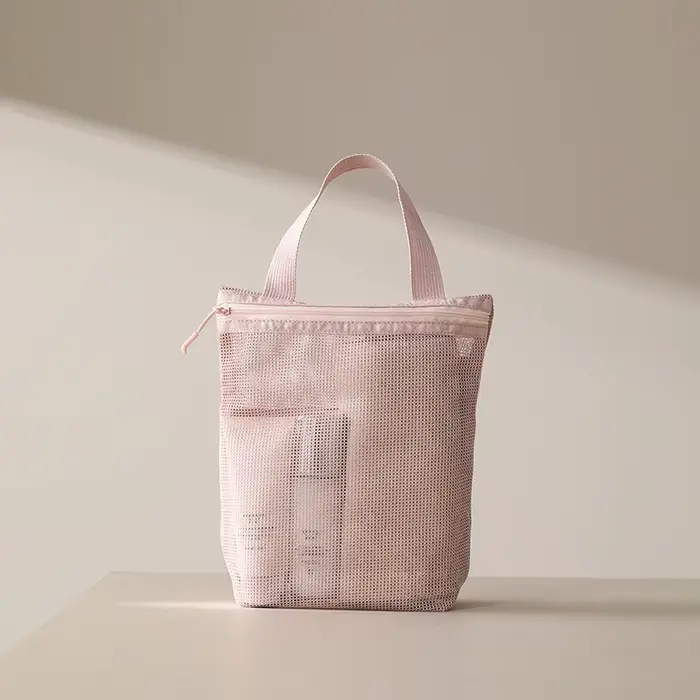 Trousse de toilette portable 23x26cm avec poignée pratique