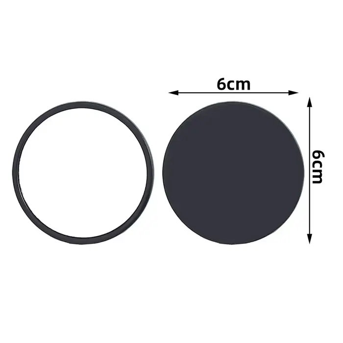 Gros petit miroir rond Logo personnalisé rouge rose blanc noir personnalisé Souvenir de mariage idée