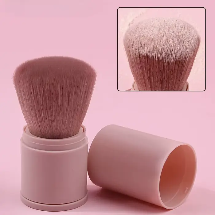 Pinceau de maquillage professionnel rétractable pour le visage