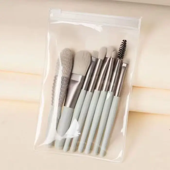 Ensemble de 8 mini pinceaux de maquillage doux en forme de macaron, outils de beauté portables pour 