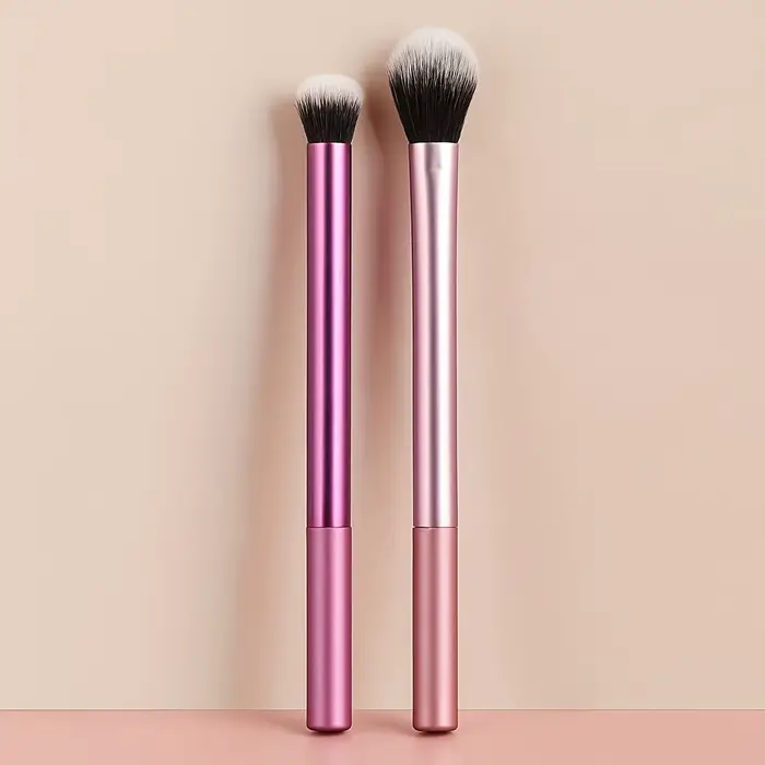 Pinceaux de fard à paupières, 2 pinceaux de maquillage multifonctionnels pour ombre à paupières, pin