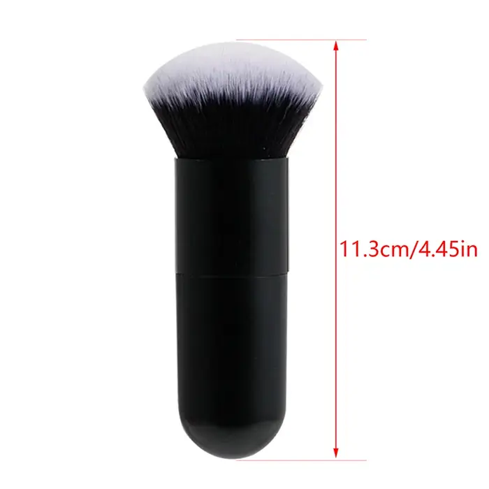 Pinceau de maquillage professionnel pour femme, poudre, fard à joues, grand, moelleux, adouci, fibre