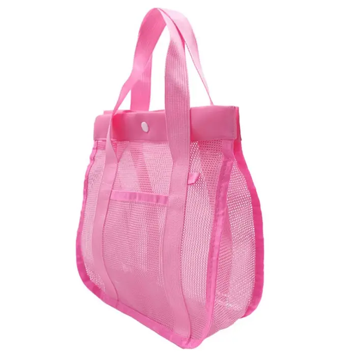 Trousse de toilette à main verte, grand sac de bain, sac en filet, sac de rangement pour jouets de p